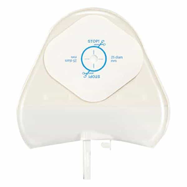 Little Ones One-Piece Urostomy Pouch with Cut-to-Fit 8-25 mm Stomahesive Skin Barrier - 15/box - SKU #20917
