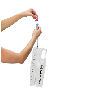 Vapro Plus hydrophilic intermittent catheter for men, straight, 14FR | HOL 74144