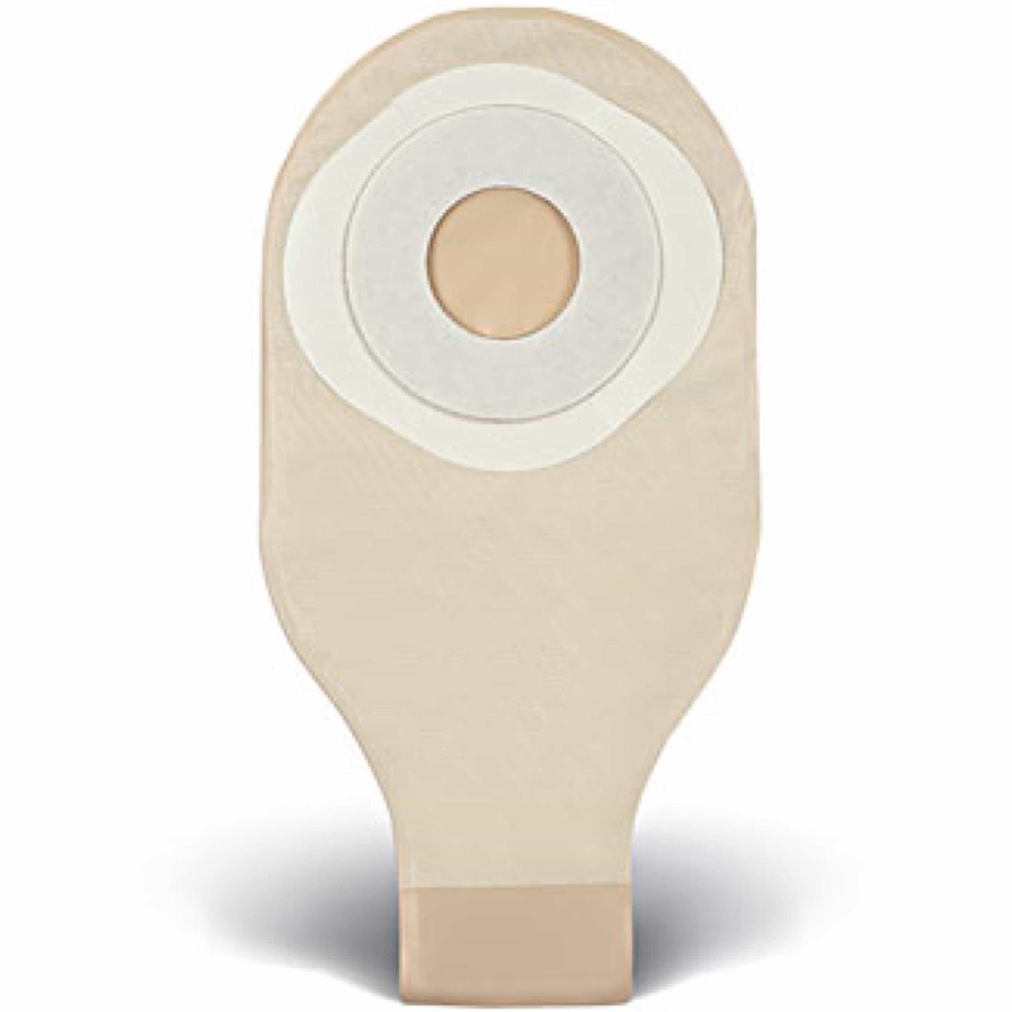 ActiveLife One-Piece Pre-Cut 45 mm Drainable Pouch 10" Opaque with Stomahesive Skin Barrier and no Filter. SKU #125335.