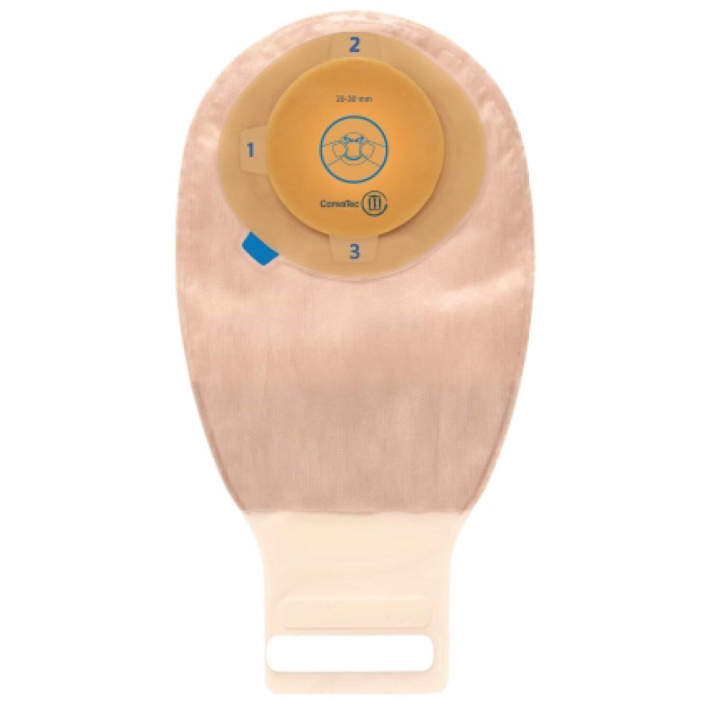 Esteem+ One-Piece Drainable Pouch 20-30 mm - Transparent with Stomahesive Moldable Technology, Filter, 1-sided comfort panel and no tape collar - 10/box - SKU #413515