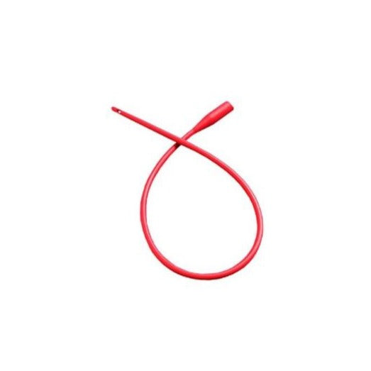 Cathéter intermittent en plastique rouge, Med-RX | Code 65-5010