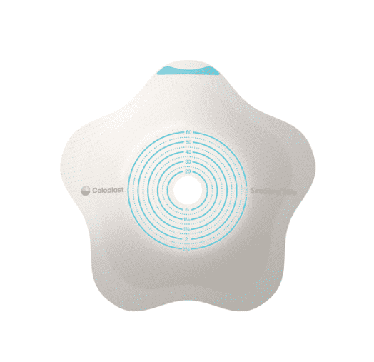 COL 18510 SenSura® two-piece pouching system with concave barrier and cut-to-fit design, ensuring a secure and comfortable fit for ostomy care, available in Canada.