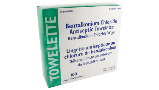 Benzalkonium chloride antiseptic wipes | D-BZK100