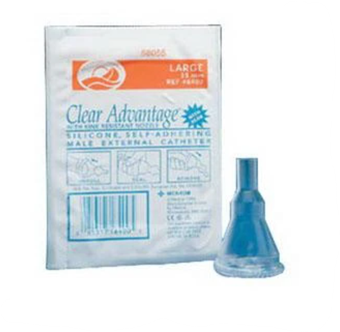 External catheter for men, Clear Advantage with Aloe Vera, size 28 mm (box of 100) | COL 6200