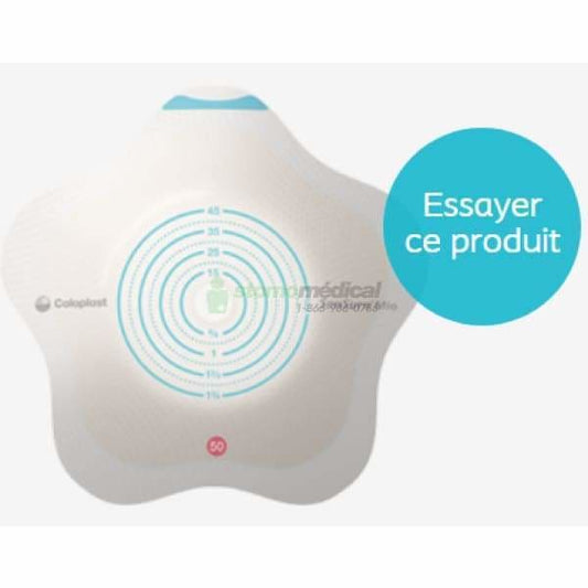 Collerette Sensura Mio Click 60mm - Concave - À découper 30-55mm à l’unité Collerette concave Coloplast