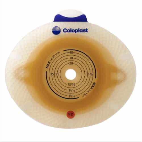 sensura-click-flat-barrier-40-mm-pre-cut-25-mm-(5/box)-coloplast-flange-10013-5/box-coloplast-flange-flanges-flat-pre-cut-sensura-click-0