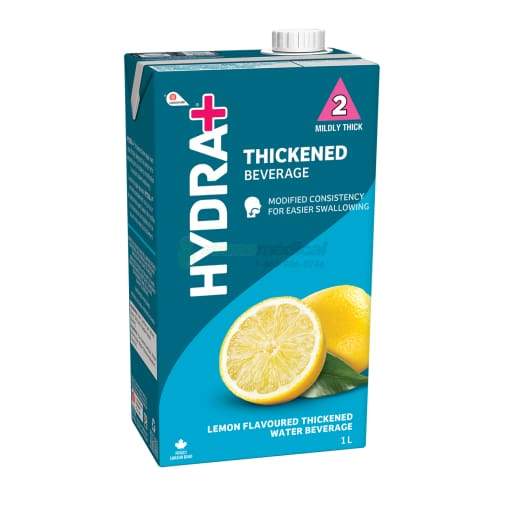 Oasis Hydra+ Eau Citronnée (1L) - IDDSI 2 et IDDSI 3 (Unité) boissons épaissies Lassonde