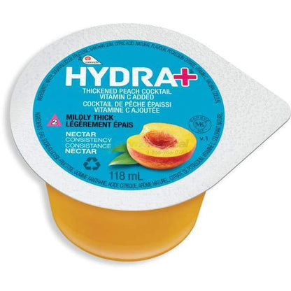 Oasis Hydra+ Pêche (24 x 118ml) - IDDSI 2 et 3 boissons épaissies Lassonde