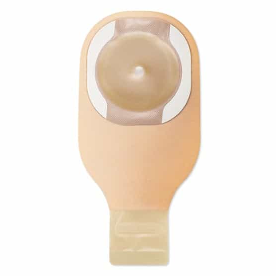 One-Piece Pouching System Transparent with Flat Skin Barrier Flextend and Drainable Pouch Lock ’n Roll with filter - Up to 64 mm and 12" - 10/box - SKU #8331