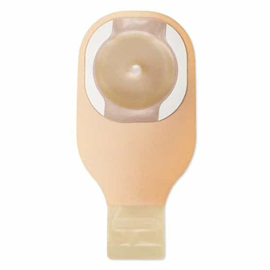 One-Piece Pouching System Beige with Flat Skin Barriers CeraPlus and Drainable Pouch Lock ’n Roll with filter - 35 mm and 12" - 10/box - SKU #8935
