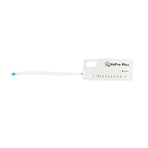 Vapro Plus hydrophilic intermittent catheter for men, straight, 12FR | HOL 74124