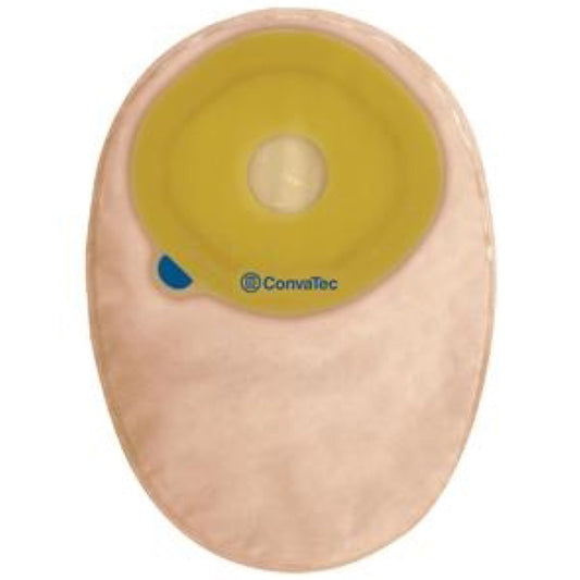 Esteem+ One-Piece Closed-End Pouch - Transparent 30 mm with Modified Stomahesive - Pre-Cut Skin Barrier and Filter - 30/box - SKU #416706