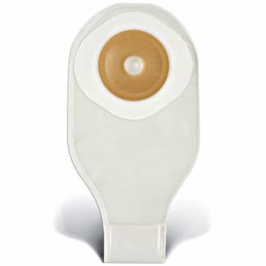 ActiveLife Convex One-Piece Pre-Cut 28 mm Drainable Pouch. Transparent with Durahesive Skin Barrier and no Filter. SKU #175780.
