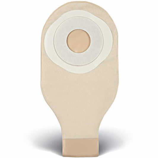 ActiveLife One-Piece Pre-Cut 38 mm Drainable Pouch 10" Opaque with Stomahesive Skin Barrier and no Filter. SKU #125334.